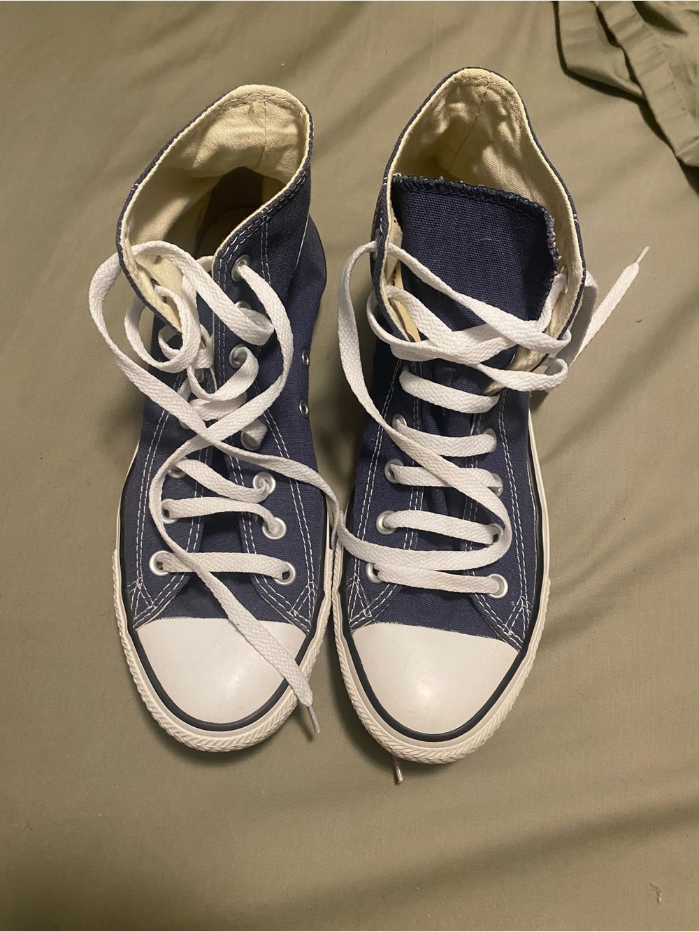 Navy High-Top Converse